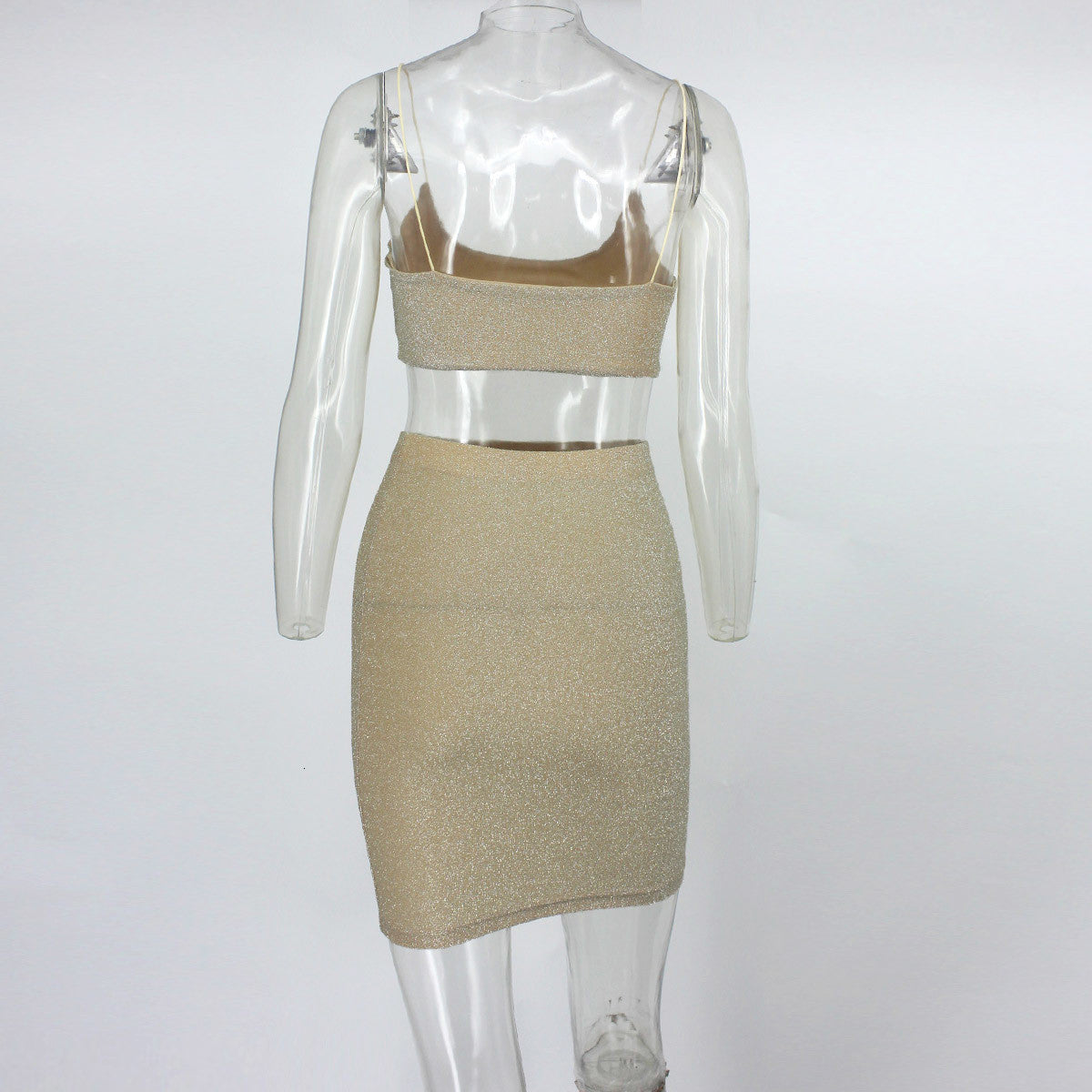 Completo lurex mini + top