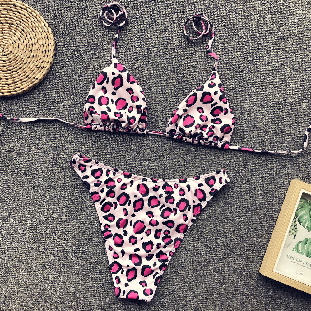 Bikini pinkleopard