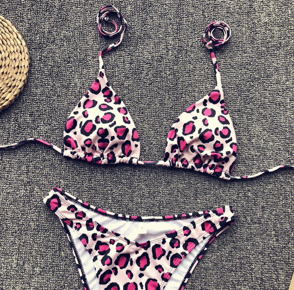Bikini pinkleopard