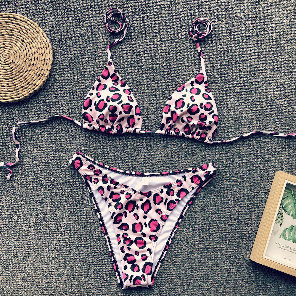 Bikini pinkleopard