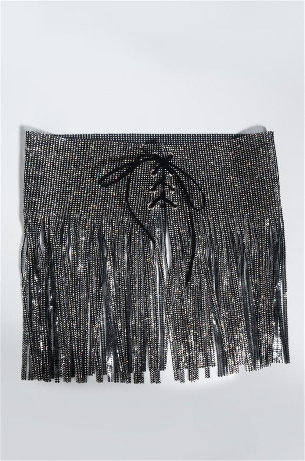 Gonnellino in strass con corpetto