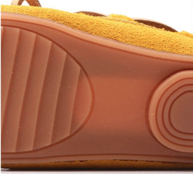 Mocassini bimba scamosciati