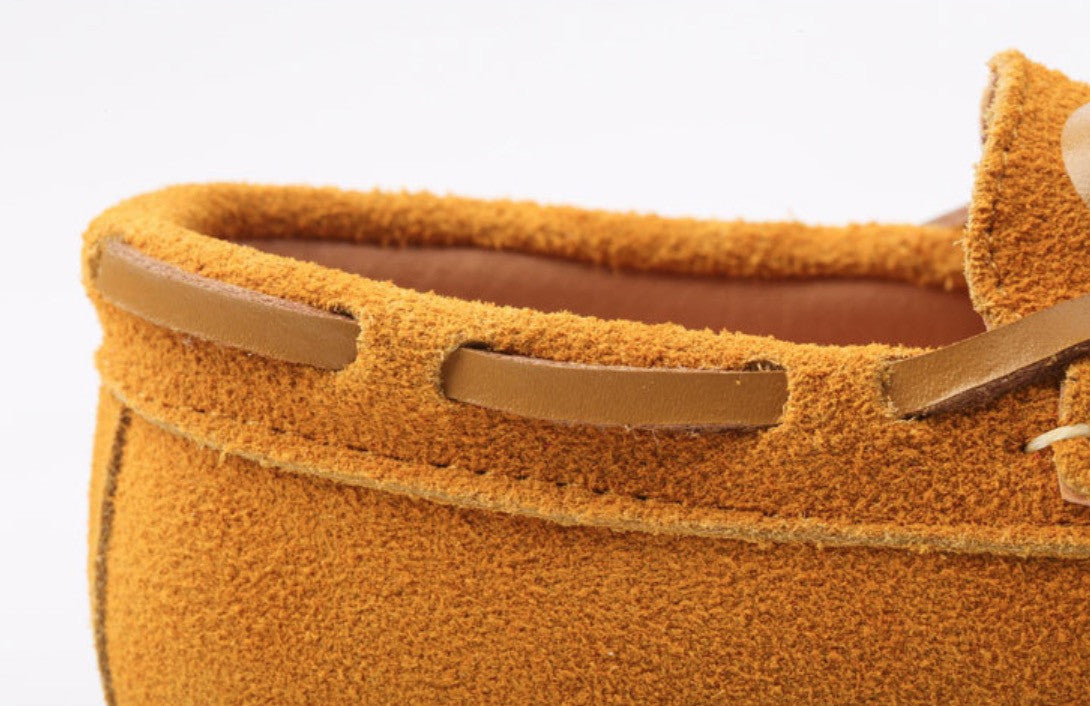 Mocassini bimba scamosciati