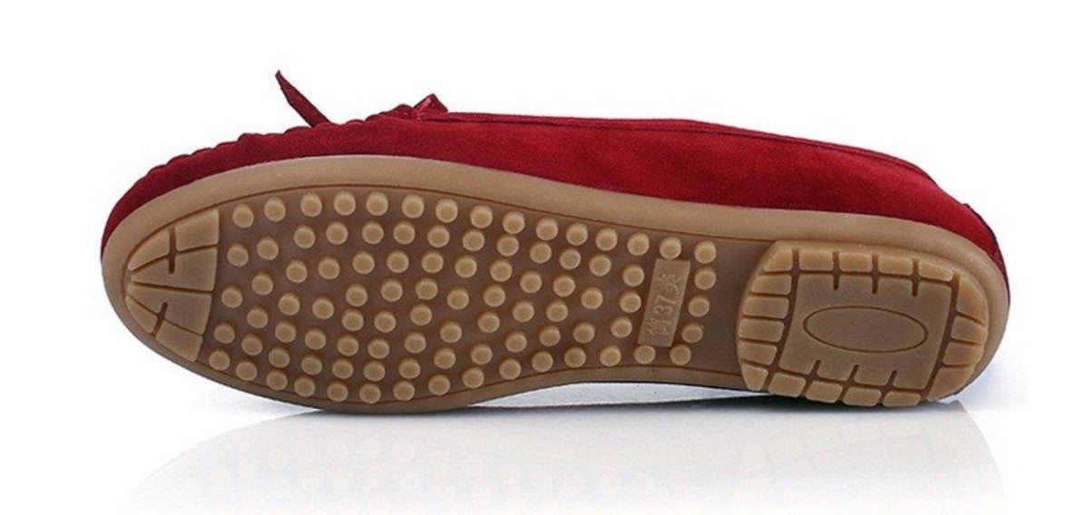 Mocassini scamosciati donna