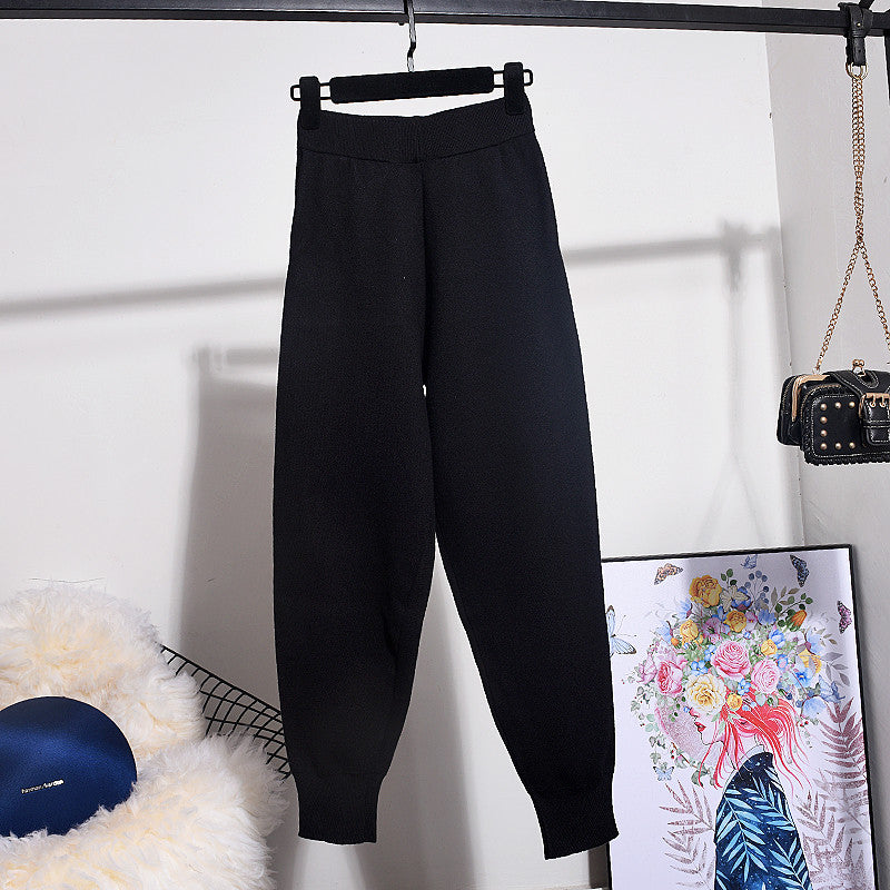 Tuta in maglia fringe & strass