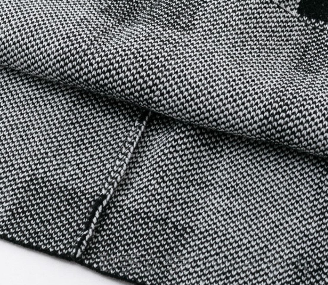 Completo tweed black-white