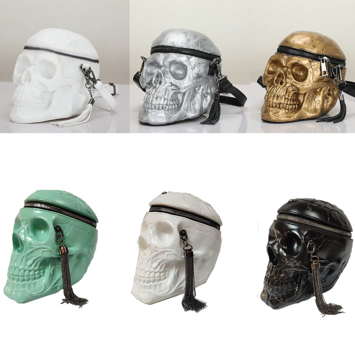 Borsa testa teschio