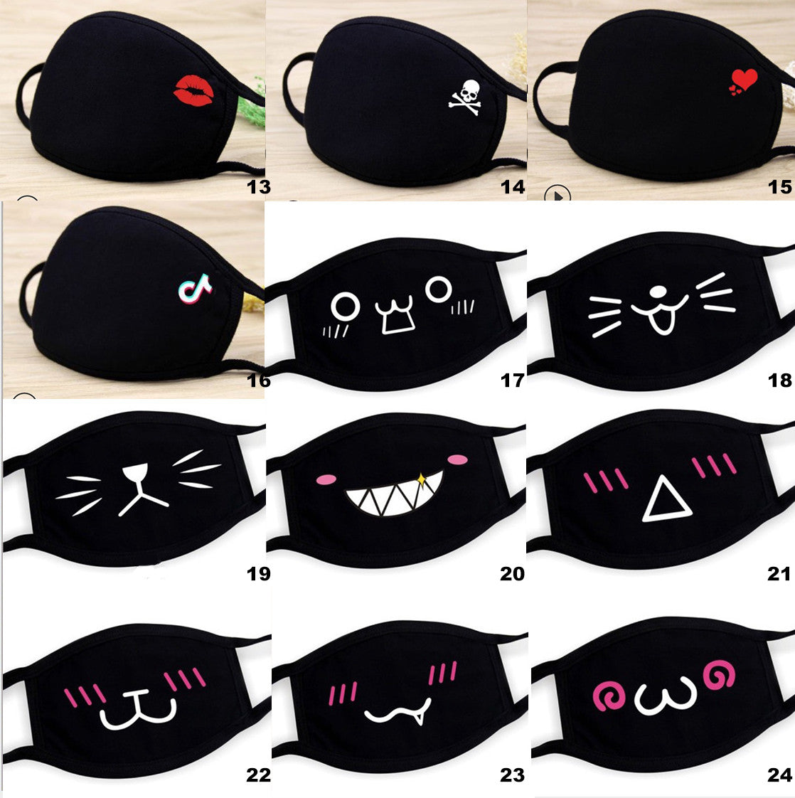 Mascherine expression faces