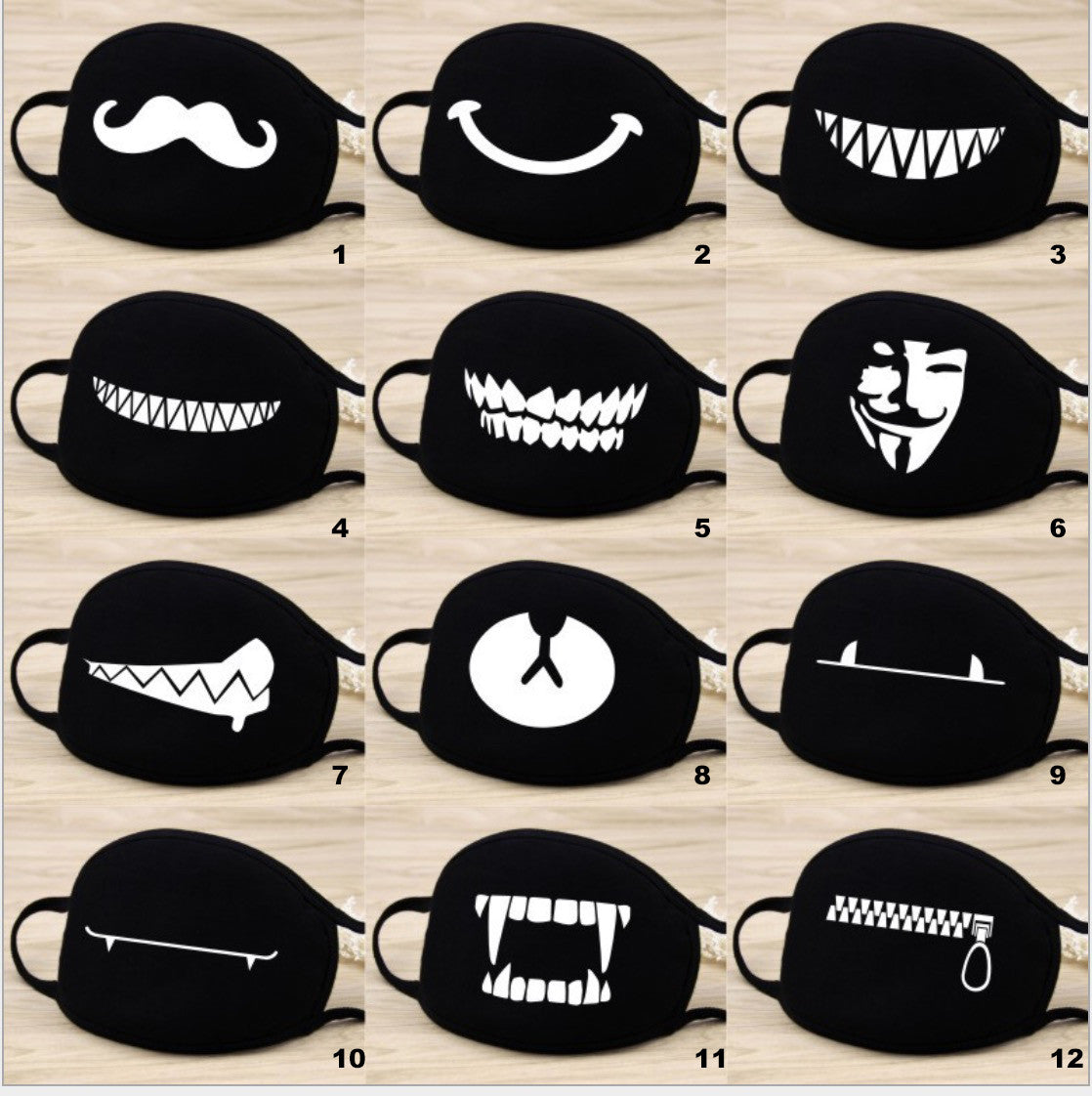 Mascherine expression faces