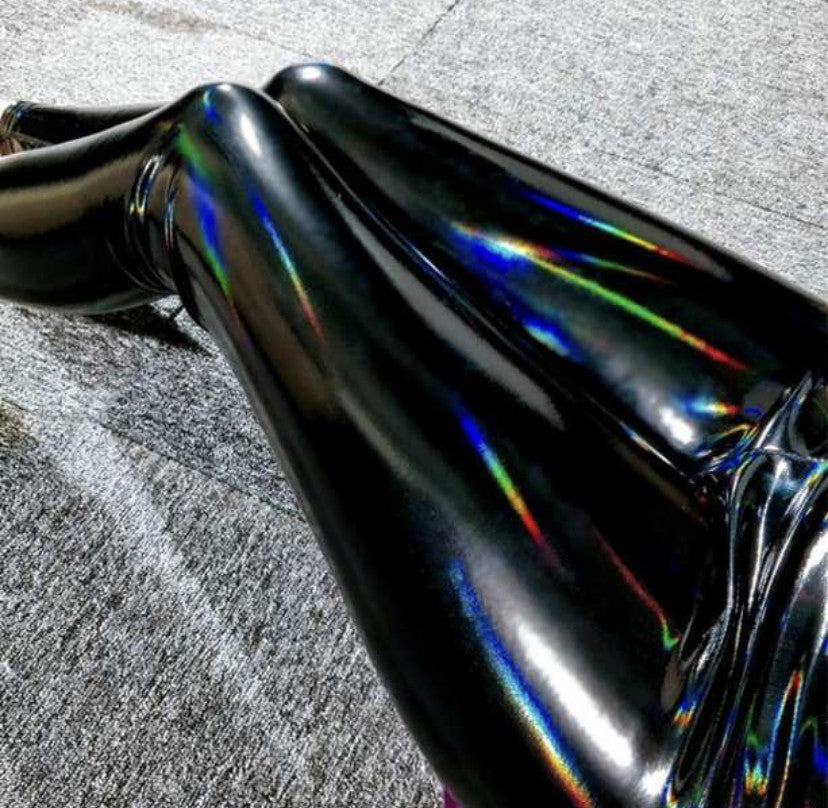 Leggings vinile rainbow