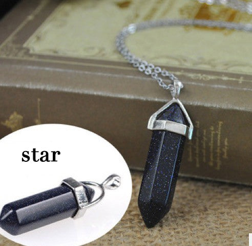 Crystal pendant necklace