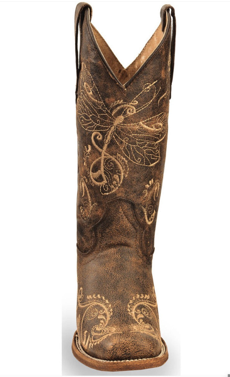 Stivale texano basso crocodyle