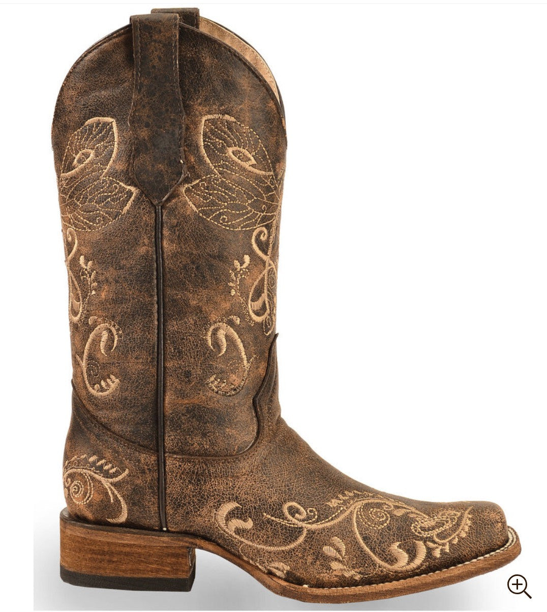 Stivale texano basso crocodyle