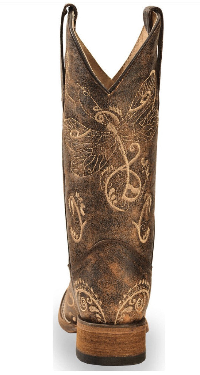 Stivale texano basso crocodyle