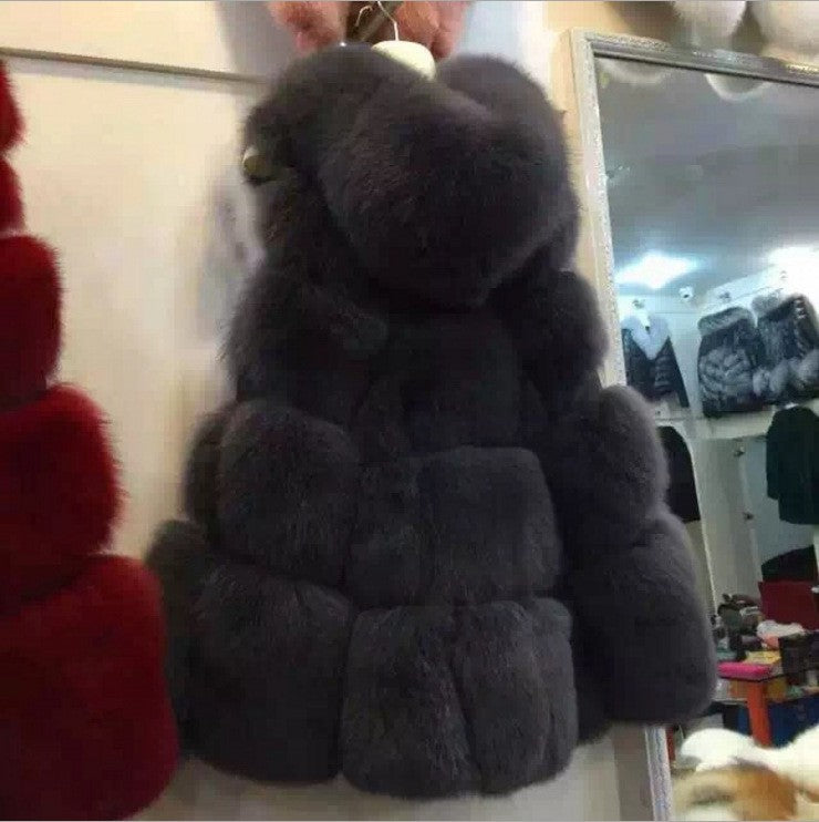 Smanicato ecopelliccia Vanija