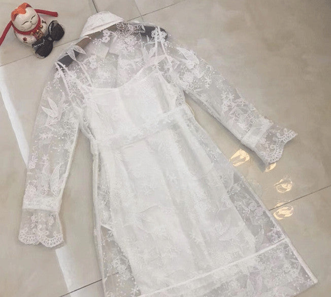 Trench in pizzo Geisha