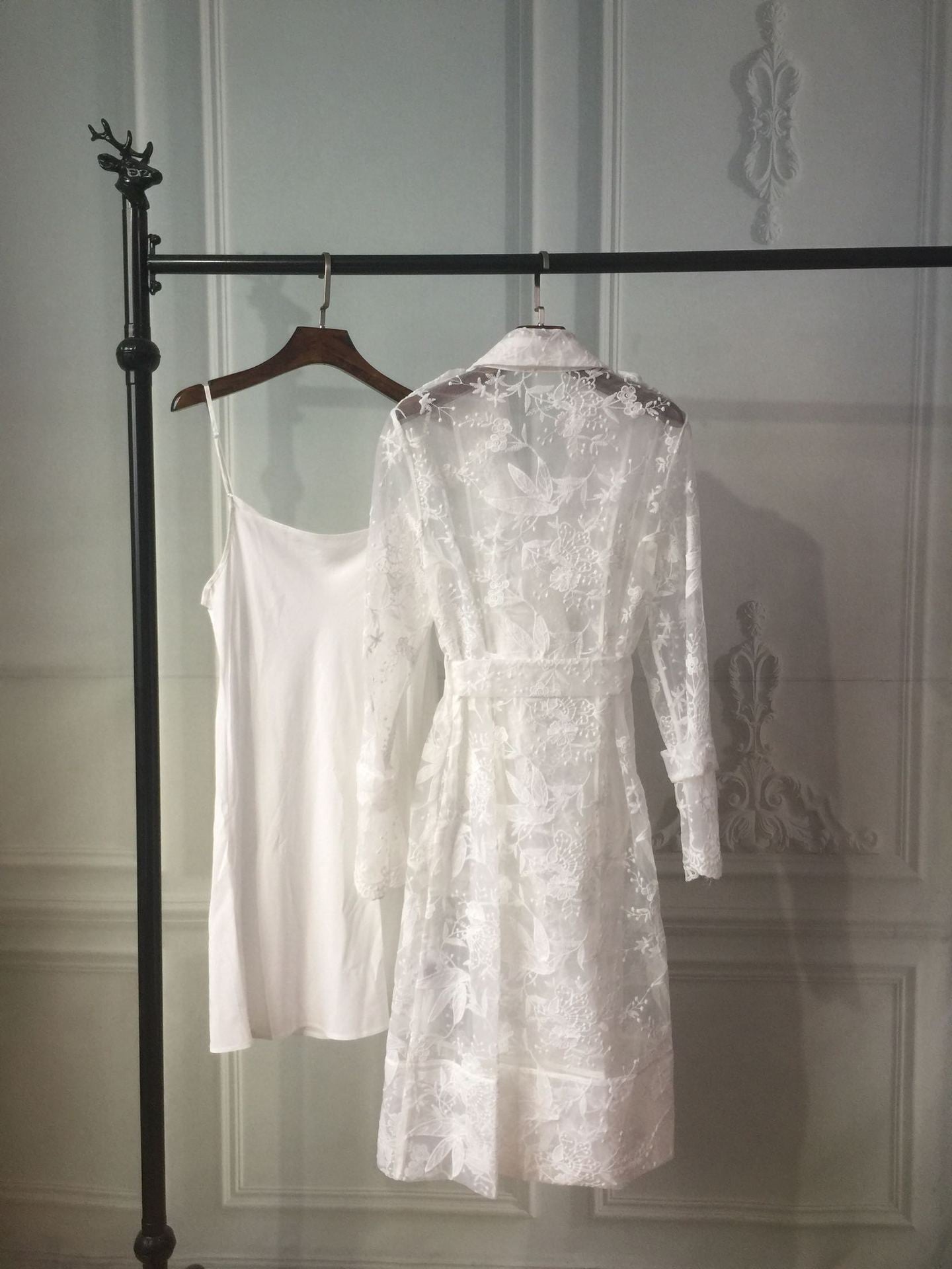 Trench in pizzo Geisha