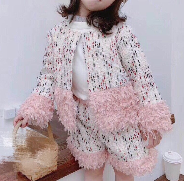 Completo bimba pink tartan plomb