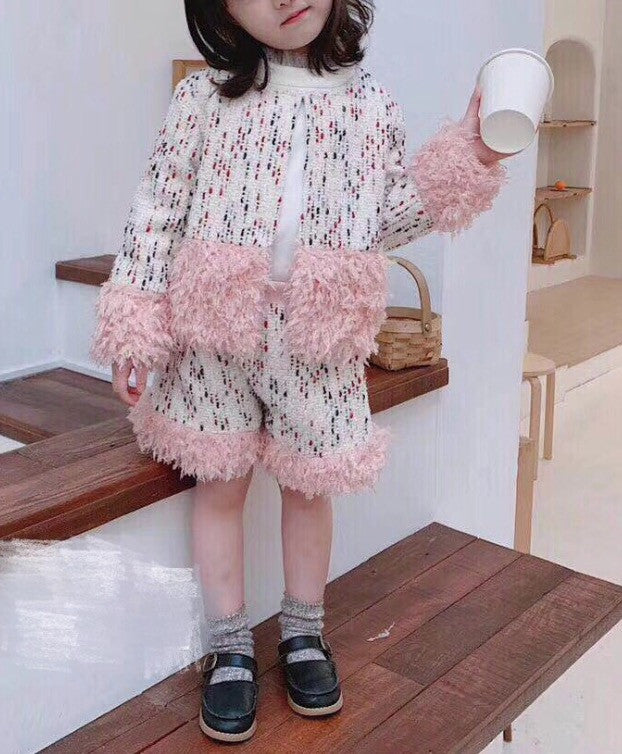 Completo bimba pink tartan plomb