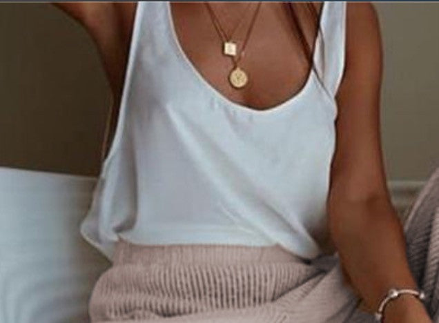 Canotta in cotone oversize