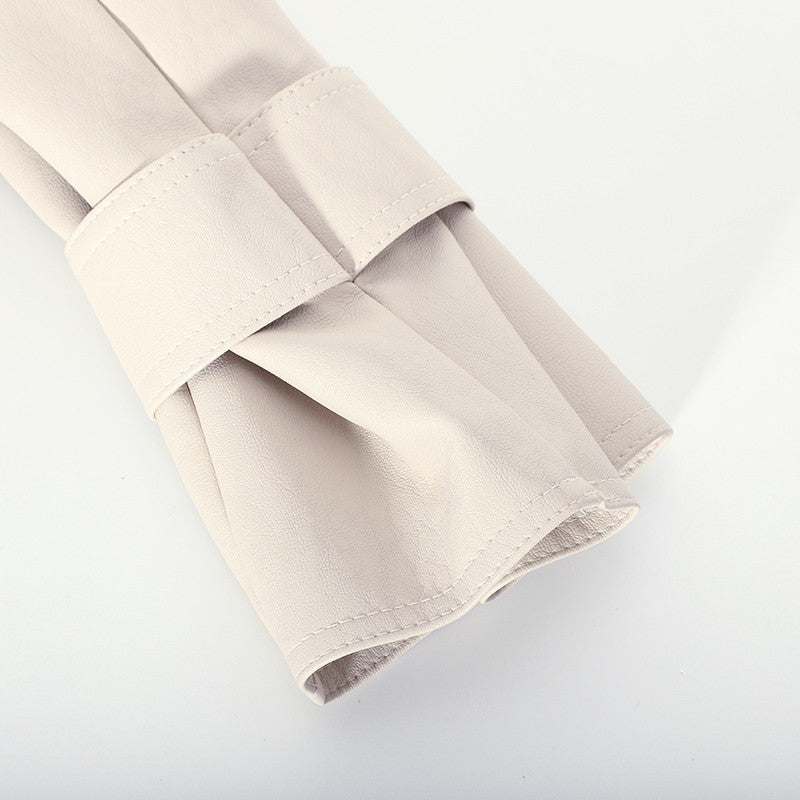 Giubbino ecopelle shortbow