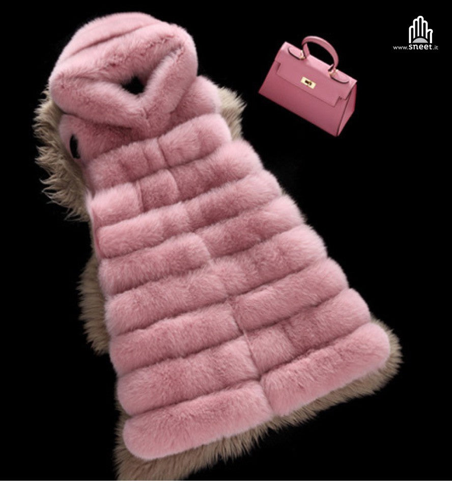 Smanicato ecopelliccia Pissy