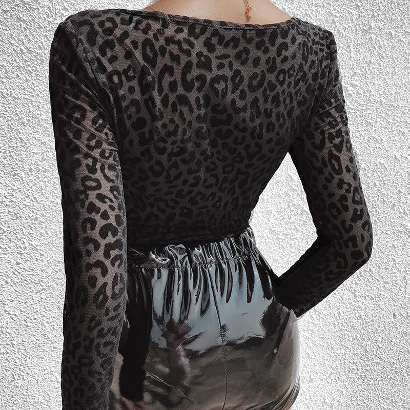 Body black animalier