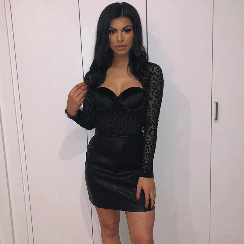 Body black animalier