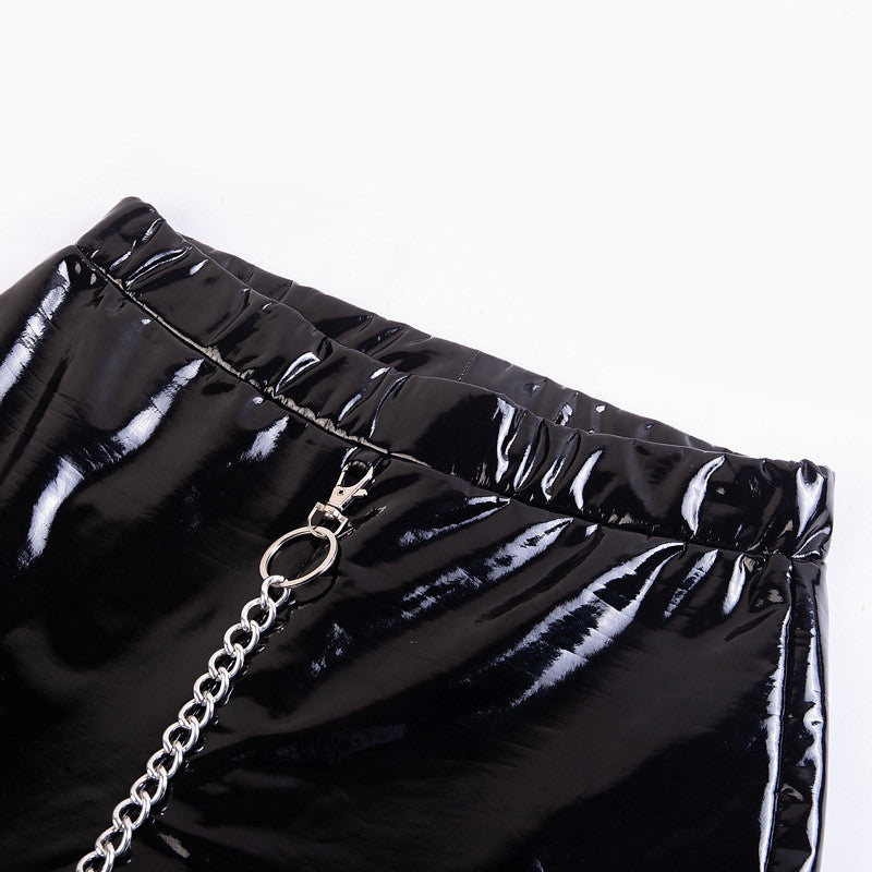 Legging vinile around chain