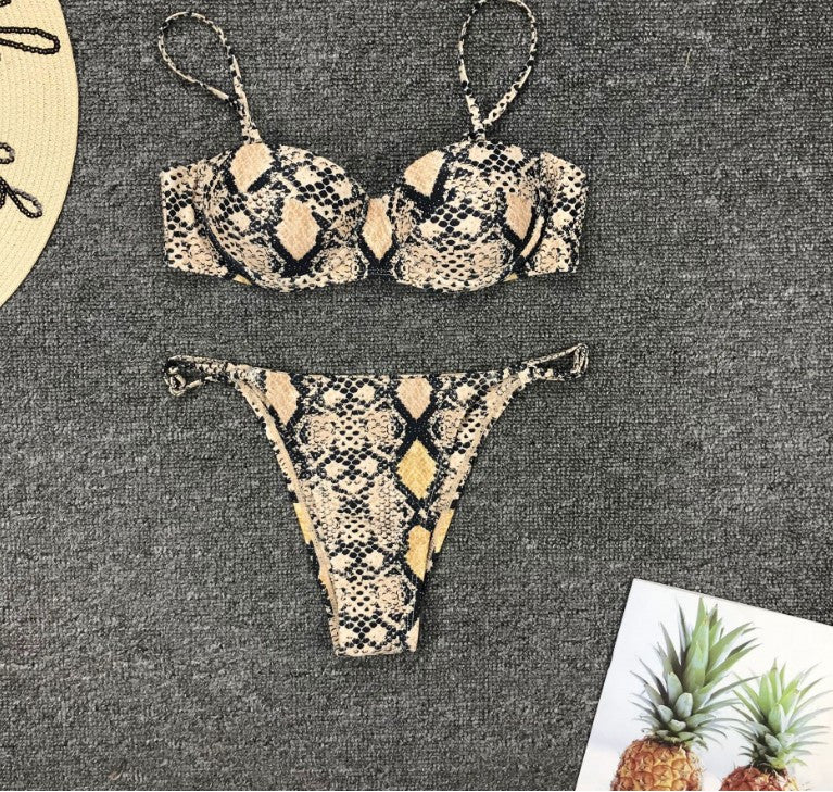 Bikini balconcino pyton