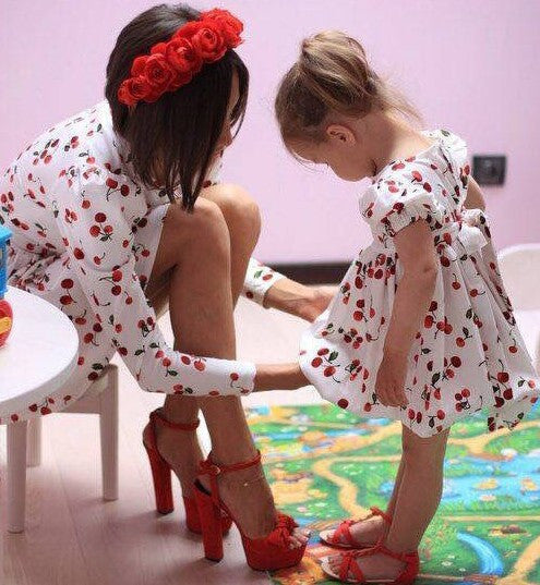 Abitino baby ciliegie