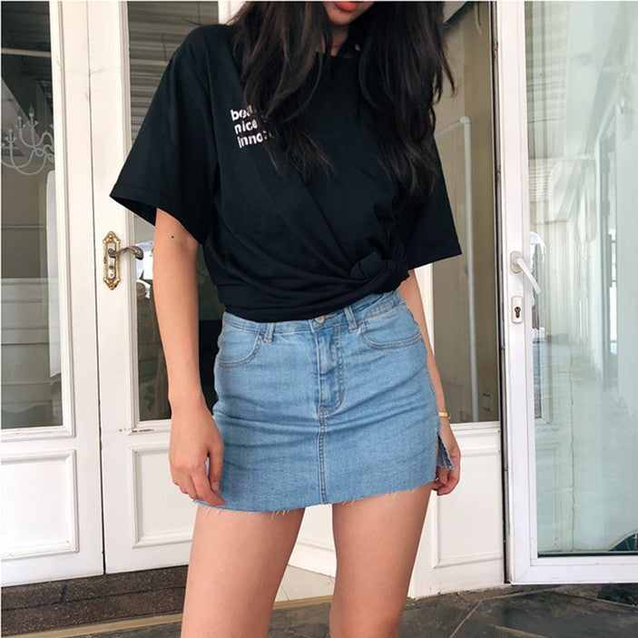 Minigonna denim Syssy