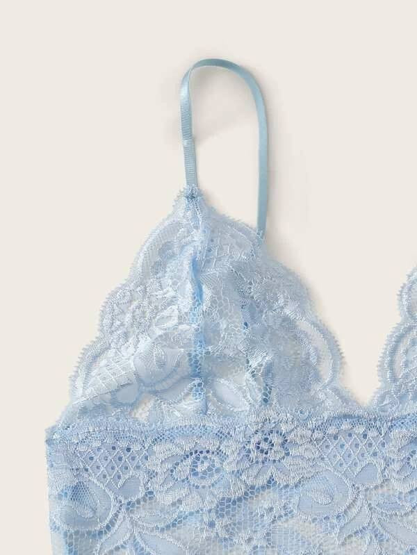 Completino raso-pizzo Rasiha