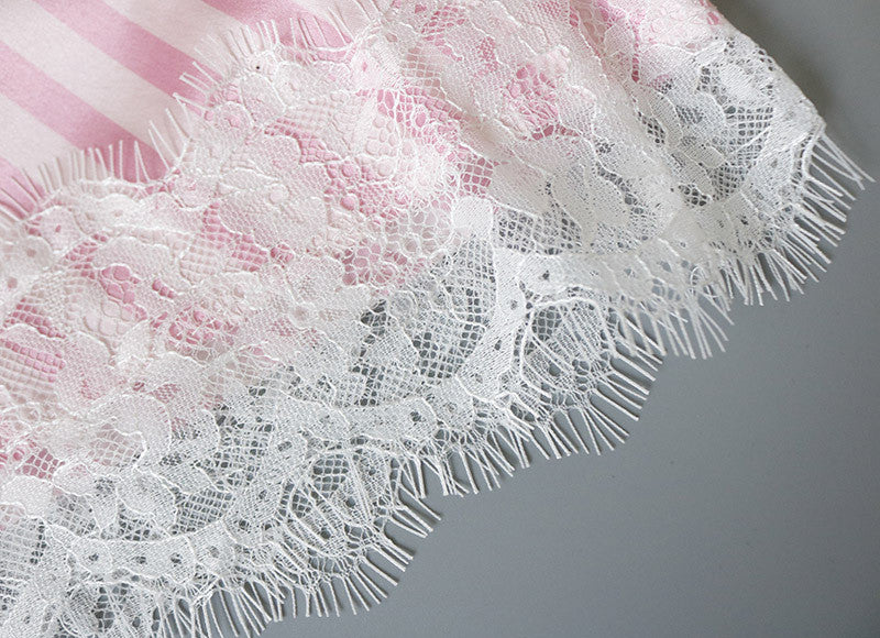 Completino raso-pizzo Rasiha