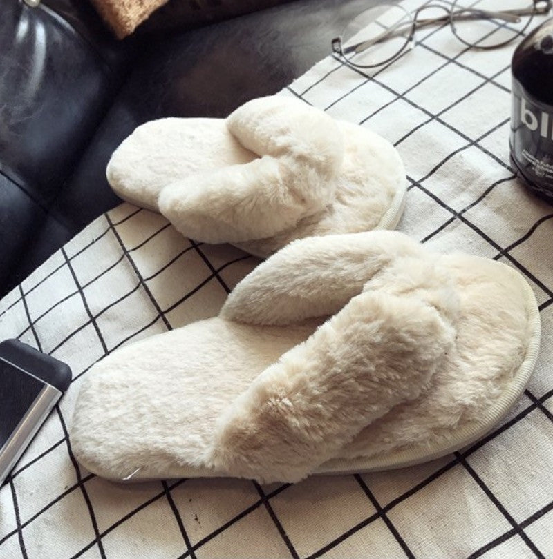 Infradito peluche fluffi