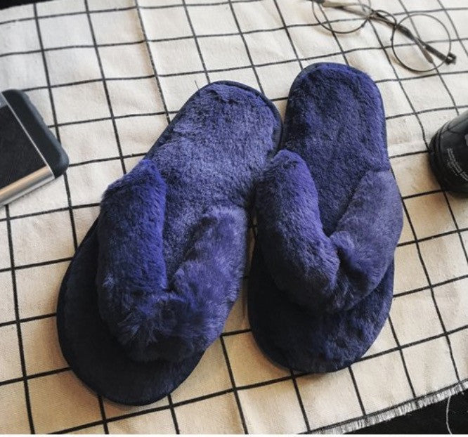 Infradito peluche fluffi