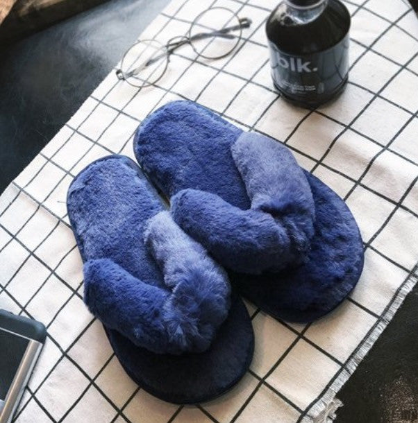 Infradito peluche fluffi