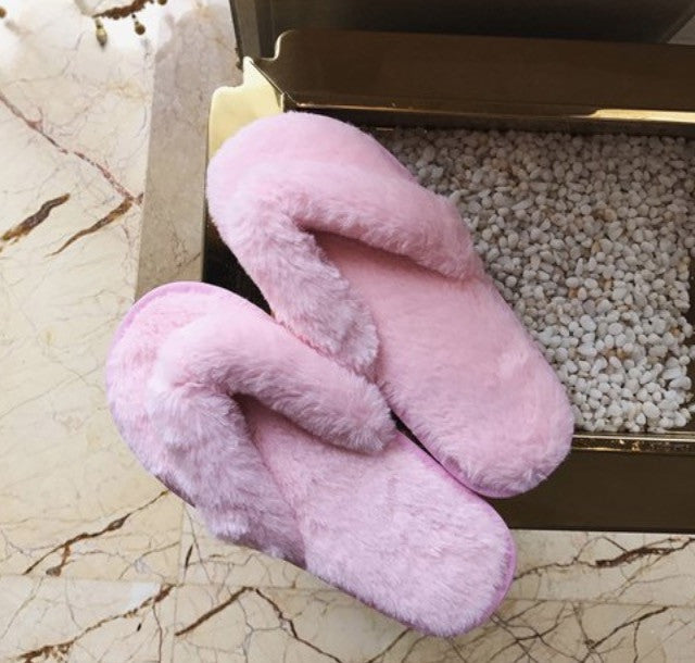 Infradito peluche fluffi