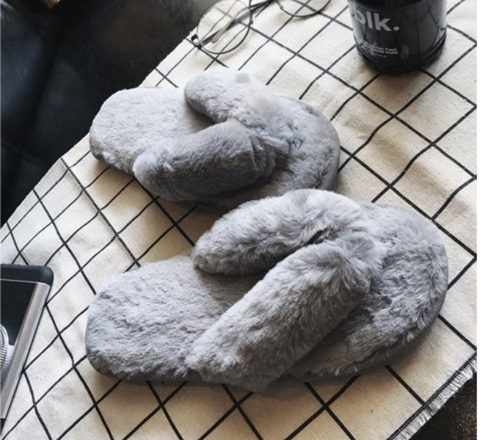 Infradito peluche fluffi