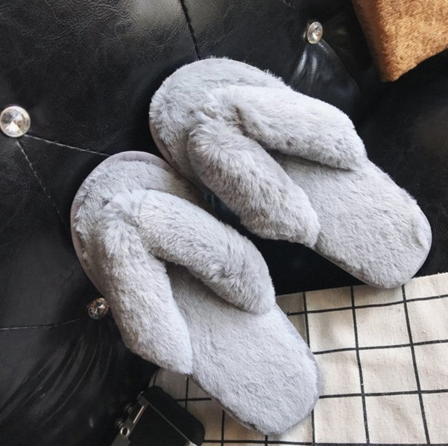 Infradito peluche fluffi