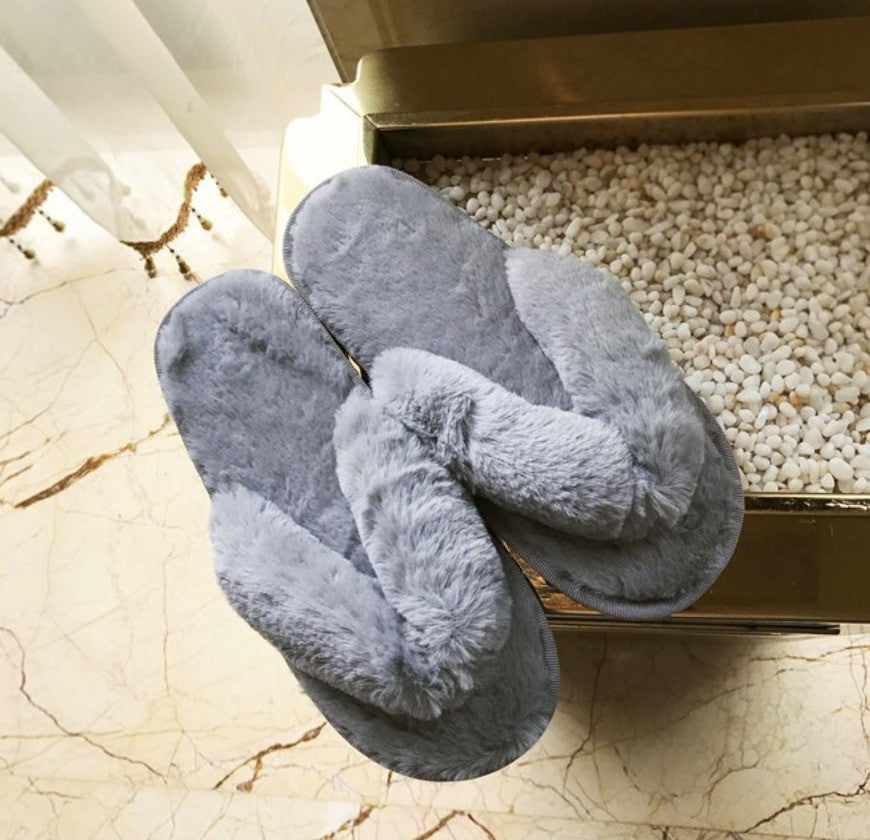 Infradito peluche fluffi