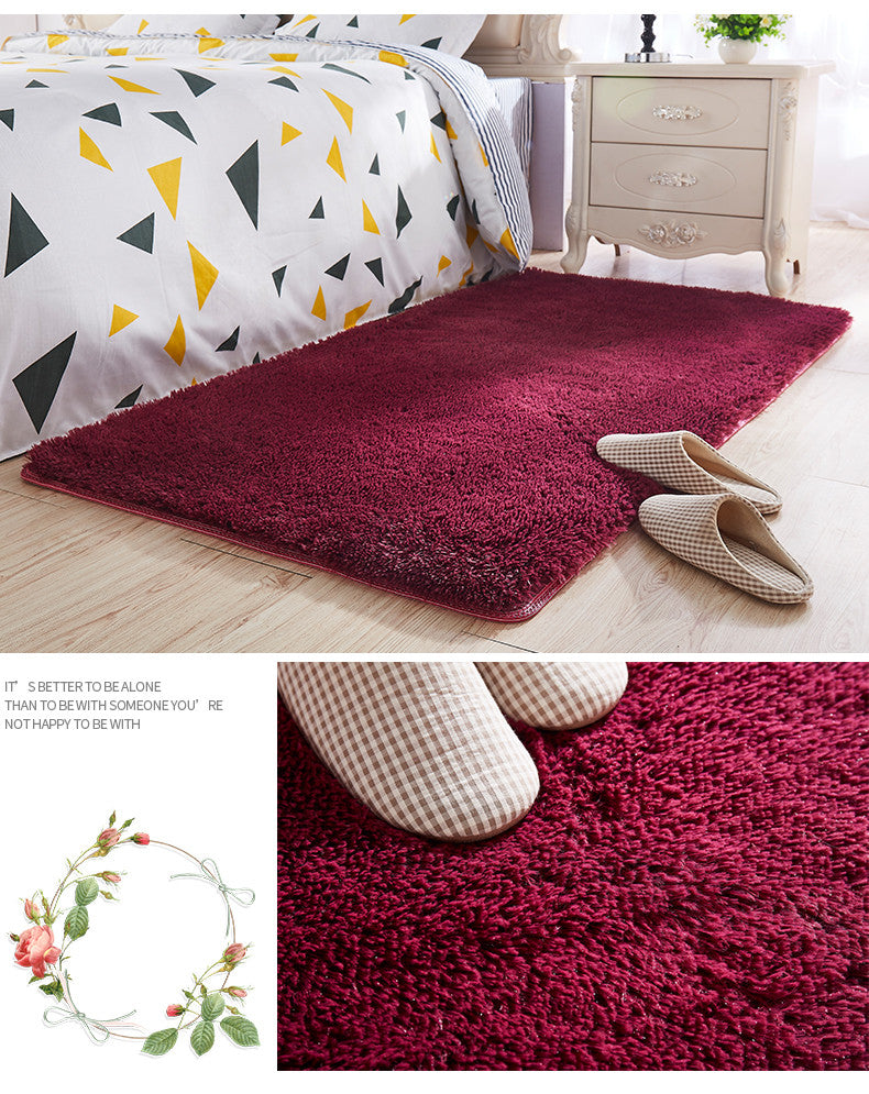 Tappeto peloso rettangolare