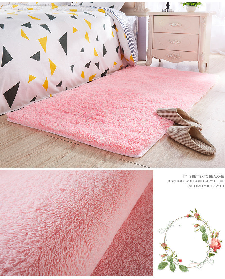 Tappeto peloso rettangolare