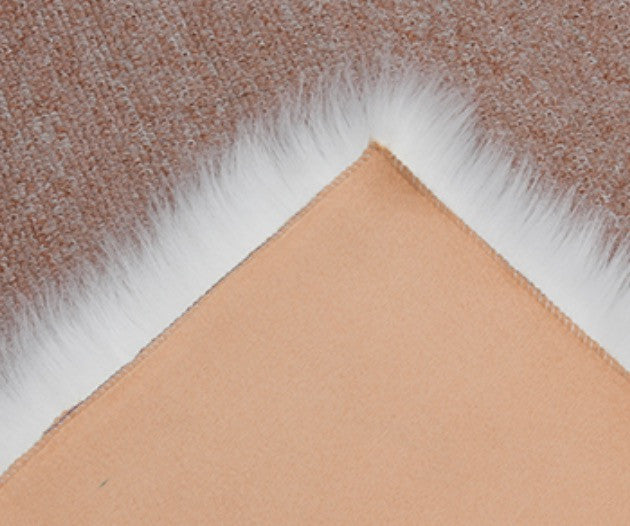 Tappeto fluffy rettangolare