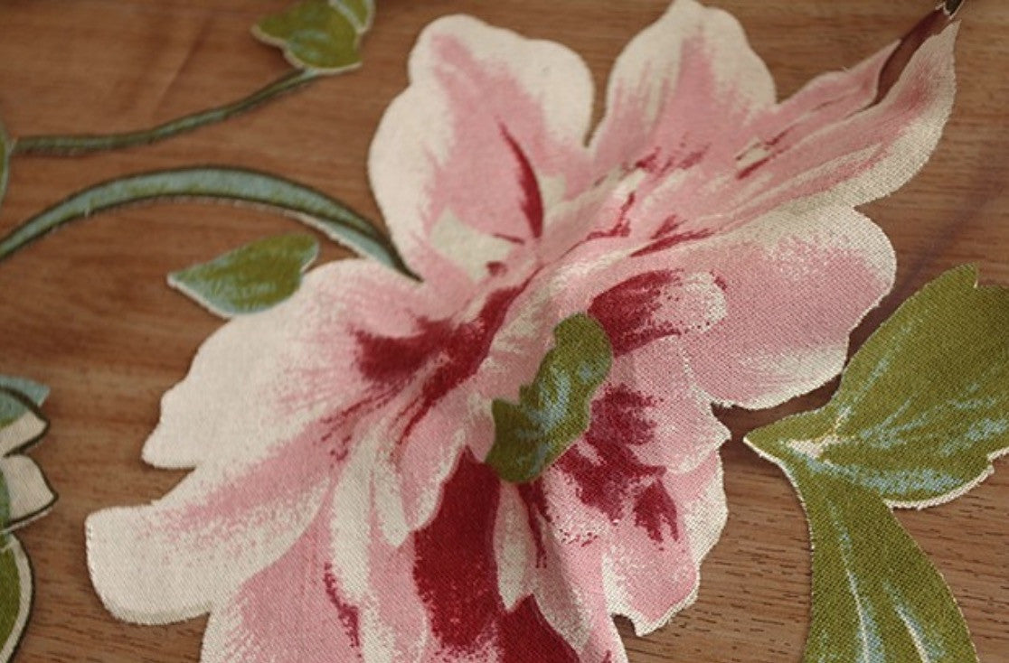 Tende fiori tulle trasparente