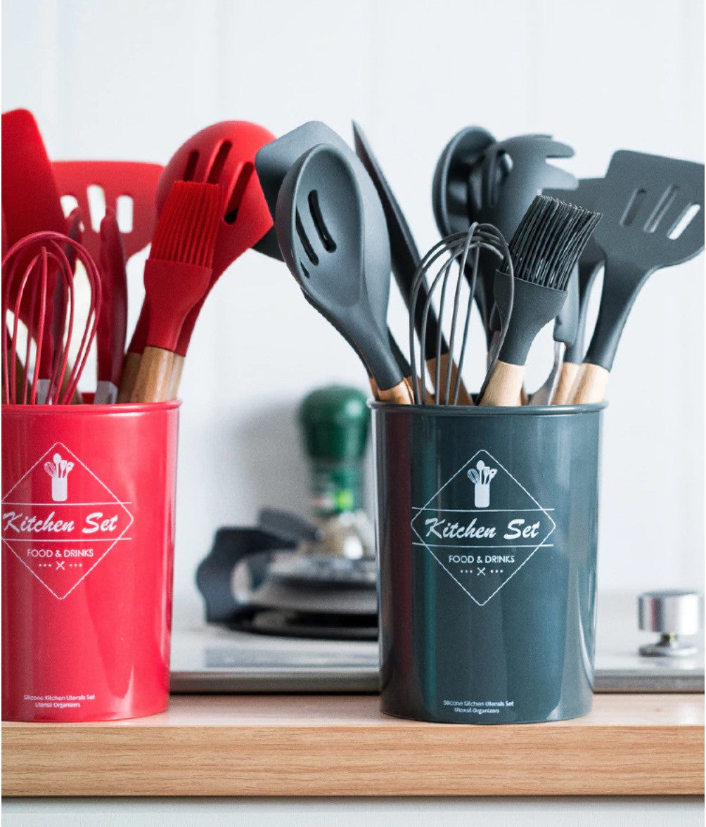 Set attrezzi cucina silicone