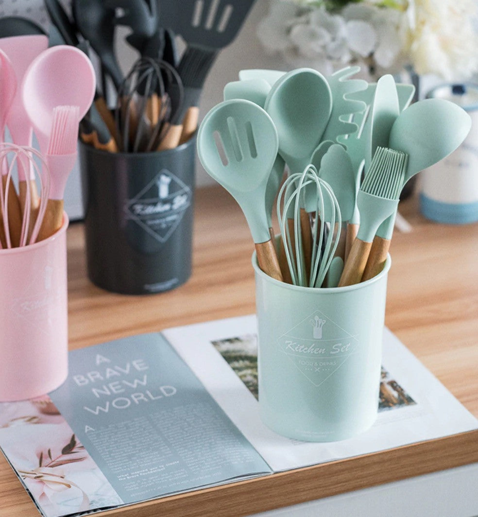 Set attrezzi cucina silicone