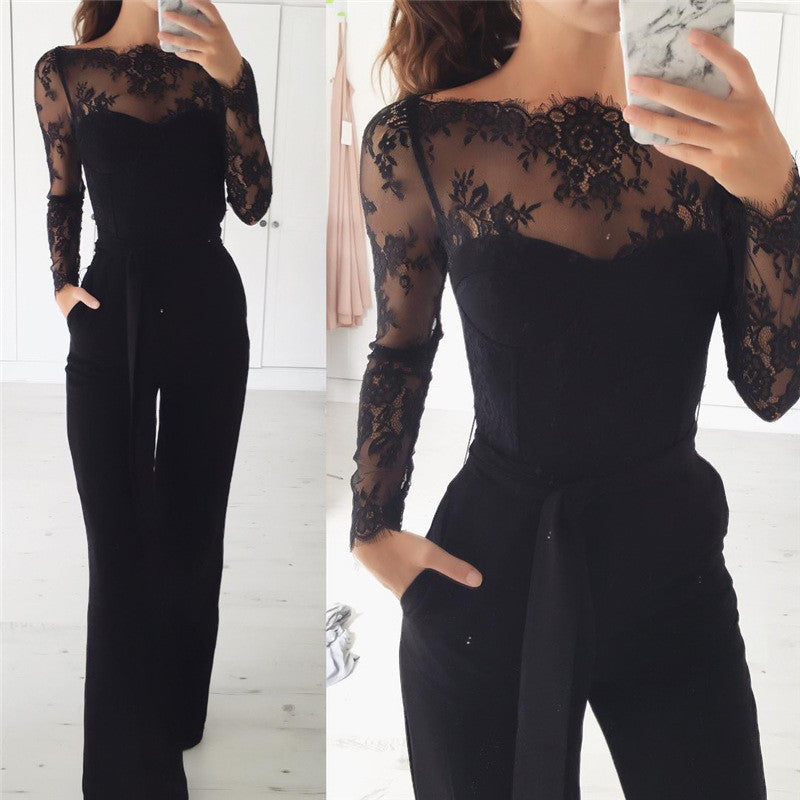 Jumpsuit romantik lace