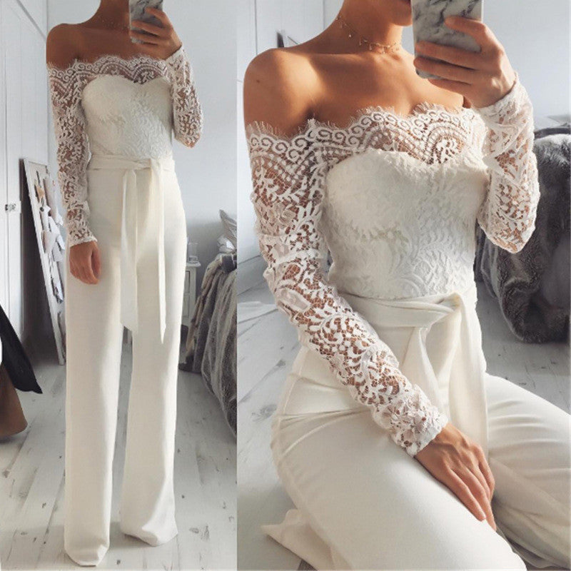 Jumpsuit romantik lace