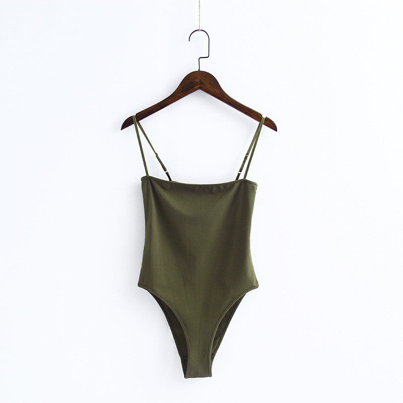 Costume intero spalline ultra-sottili